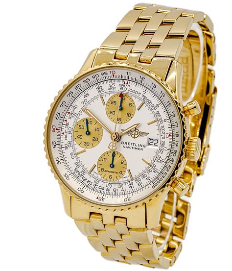 navitimer breitling gold|Breitling Navitimer gold price.